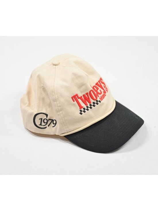 TwoJeys Racing Cap in Cream
